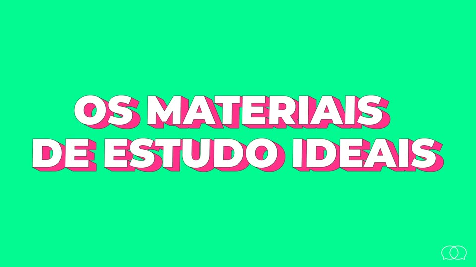 Material ideal para aprender idiomas, aula 1.5 do Guia de Idiomas